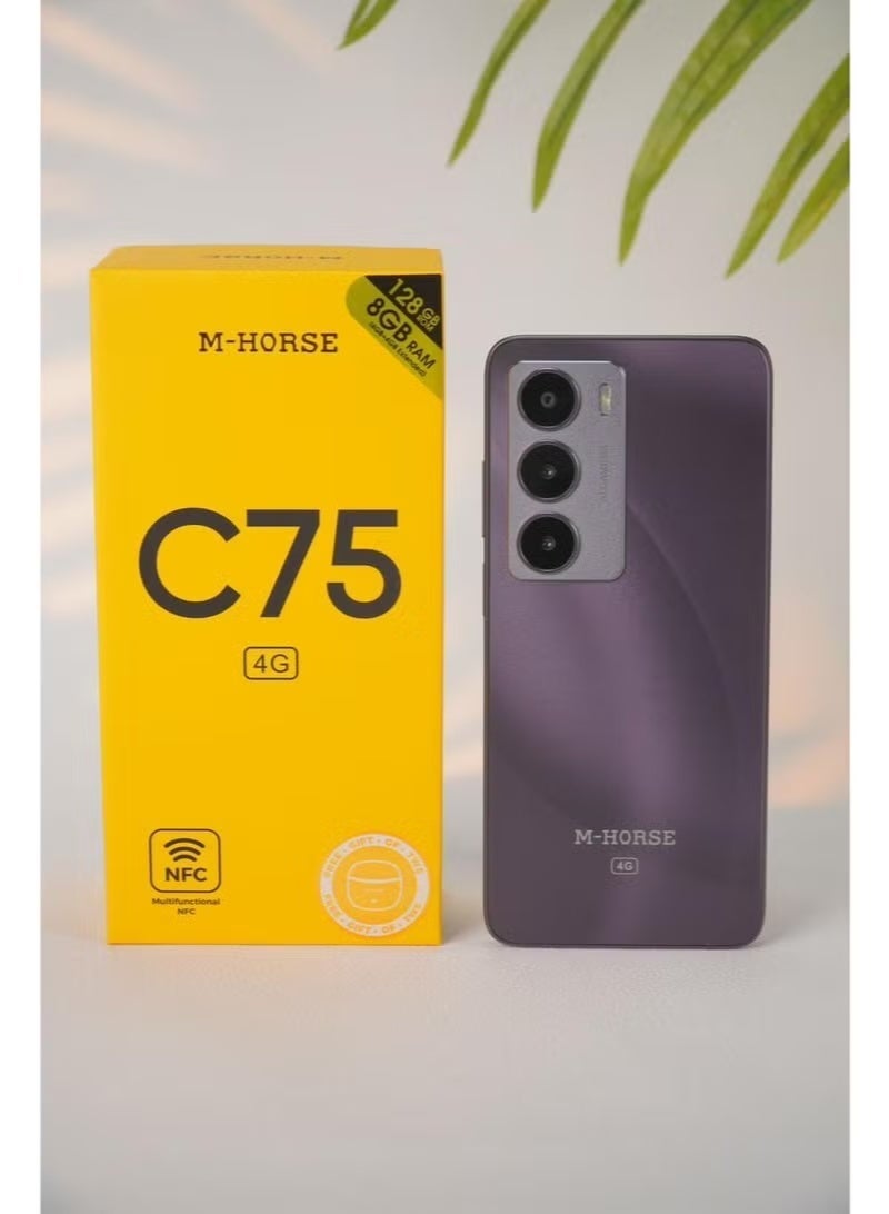 إم-هورس هاتف M-HORSE C75 الذكي بتقنية 4G LTE، بشاشة 6.6 بوصة، وذاكرة وصول عشوائي 8 جيجابايت، وسعة تخزين 128 جيجابايت. - Image 2