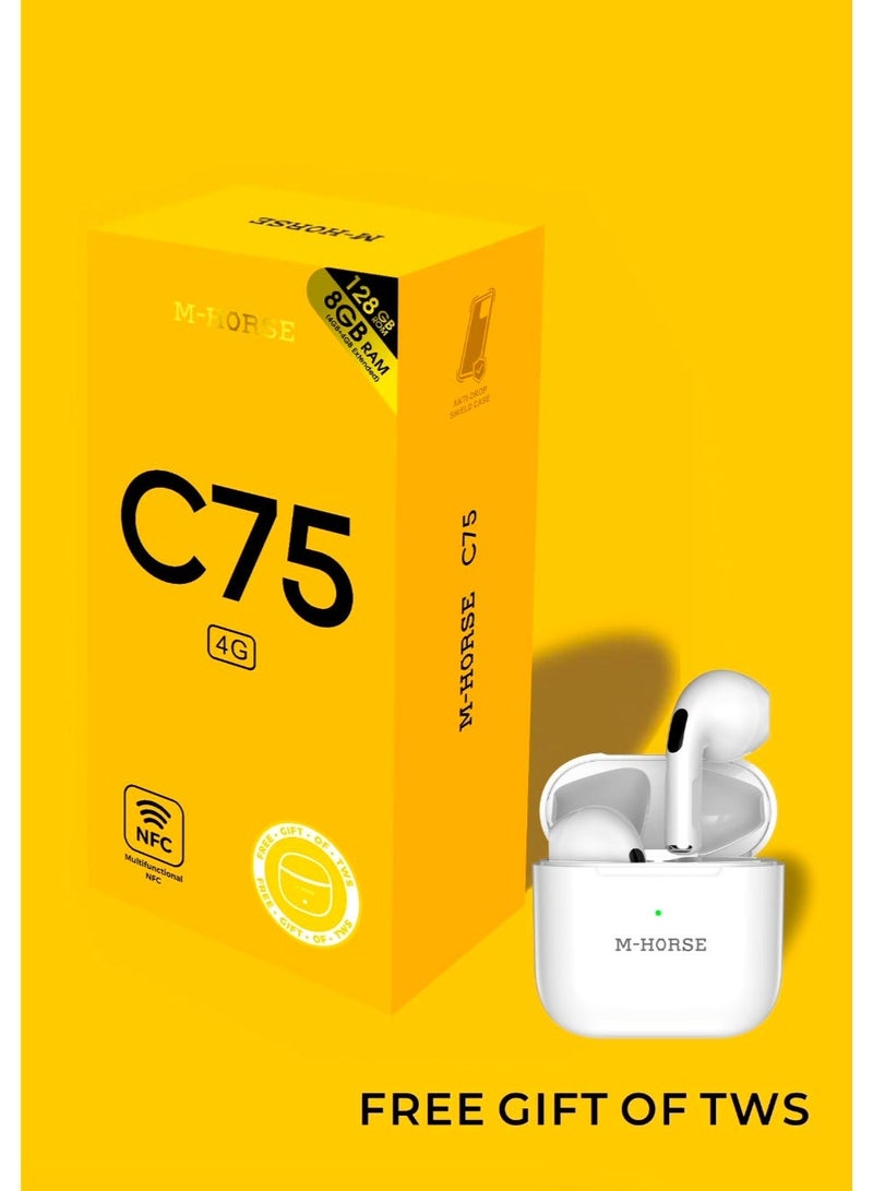 إم-هورس هاتف M-HORSE C75 الذكي بتقنية 4G LTE، بشاشة 6.6 بوصة، وذاكرة وصول عشوائي 8 جيجابايت، وسعة تخزين 128 جيجابايت. - Image 5