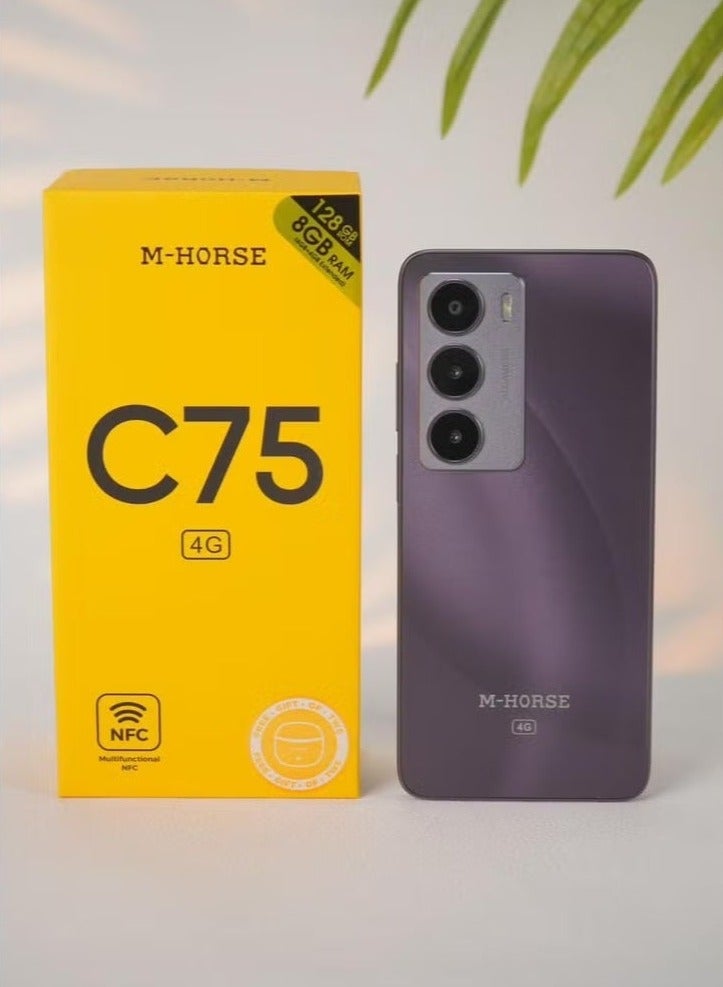M-HORSE C75 4G LTE Smartphone (8GB RAM + 128GB ROM) 6.6-inch - Image 1