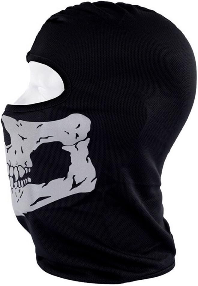 Aikuer Black Skull Balaclava Full Face Mask - Image 5