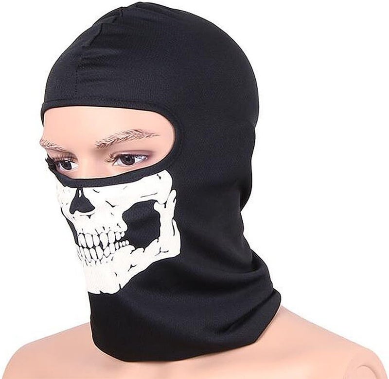 Aikuer Black Skull Balaclava Full Face Mask - Image 3