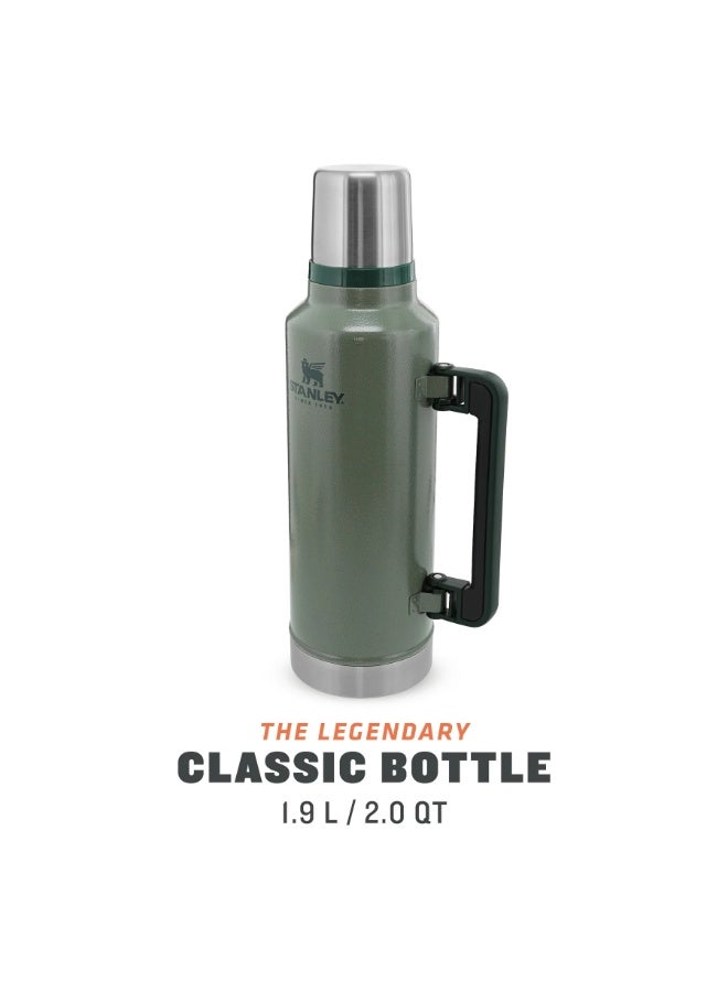 Stanley Classic Legendary Vacuum Insulated Bottle 1.9L | Double-Wall Stainless Steel Thermos with Leakproof Design, BPA-Free & Dishwasher Safe | Hot & Cold Drinks Stay Fresh Up to 45 Hours | Durable Outdoor Travel Flask with Cup Lid for Camping, Hiking, Tailgating & Everyday Use - Image 3