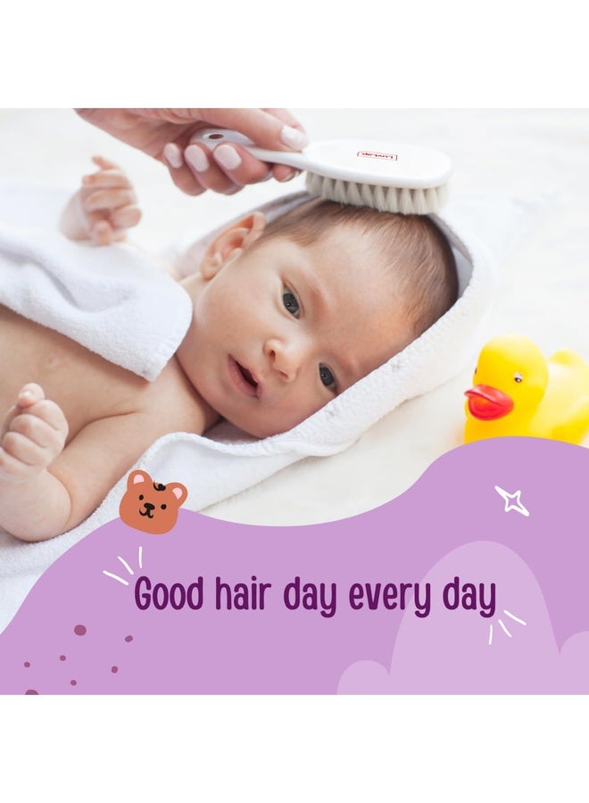Luvlap Elegant Baby Comb & Brush Set, Soft Bristles for Gentle Hair Grooming, Complete Hair Grooming Kit for Infants, Newborns & Toddlers, Suitable from Birth (0M+), Perfect Baby Shower Gift - Image 4