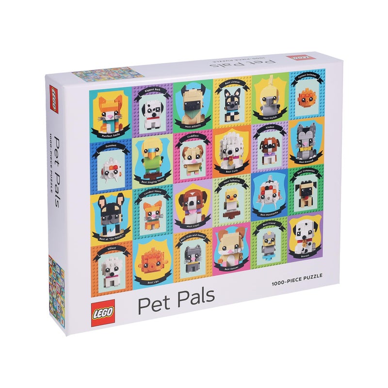 Chronicle Books Lego Pet Pals 1000-Piece Jigsaw Puzzle - Image 5