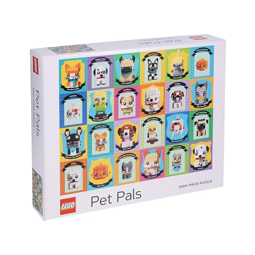 Chronicle Books Lego Pet Pals 1000-Piece Jigsaw Puzzle - Image 1