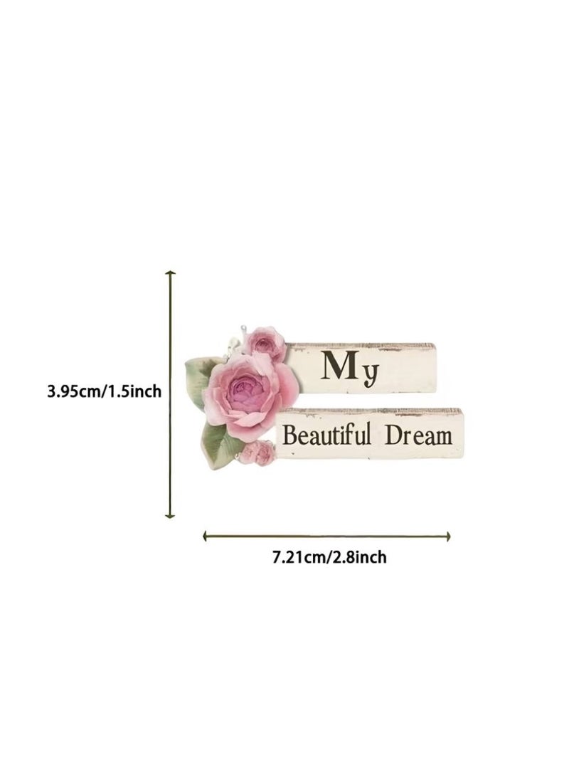 Aura Style 50-Piece Pink and Green Aesthetic Sticker Pack for Girls Cute Spring Floral Decals for Laptops and Planners - Image 3