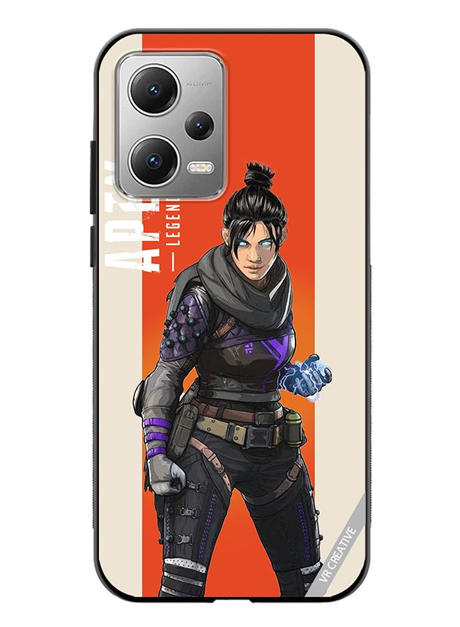 VR CREATIVE Protective Case Cover For Xiaomi Redmi Note 12 Apex Legends Waraith Design Multicolour - Image 1