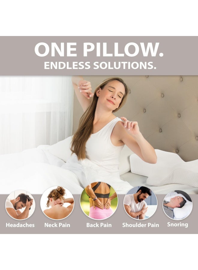 Therapeutica Pillow  Firm Orthopedic Support  Back Or Side Sleeping  Average  - Image 2
