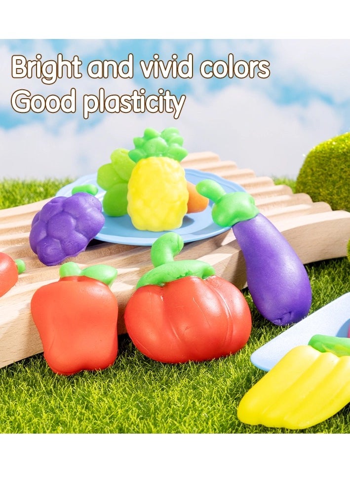 Deli 19-Piece Creative Plasticine Dough Set With Accessories Multicolour  - Image 2