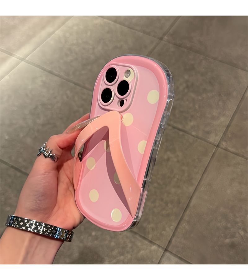 Shockproof Flip Flop Design Phone Case Mixed Color 3 for iPhone 15 Pro Max - Image 2