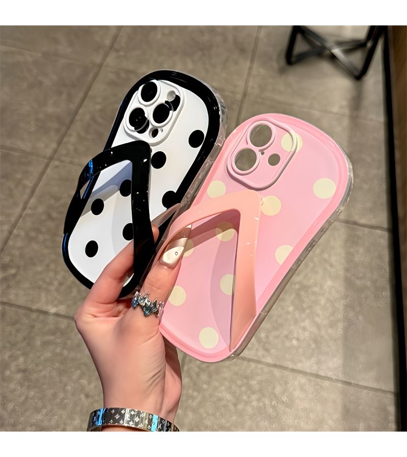 Shockproof Flip Flop Design Phone Case Mixed Color 3 for iPhone 15 Pro Max - Image 4