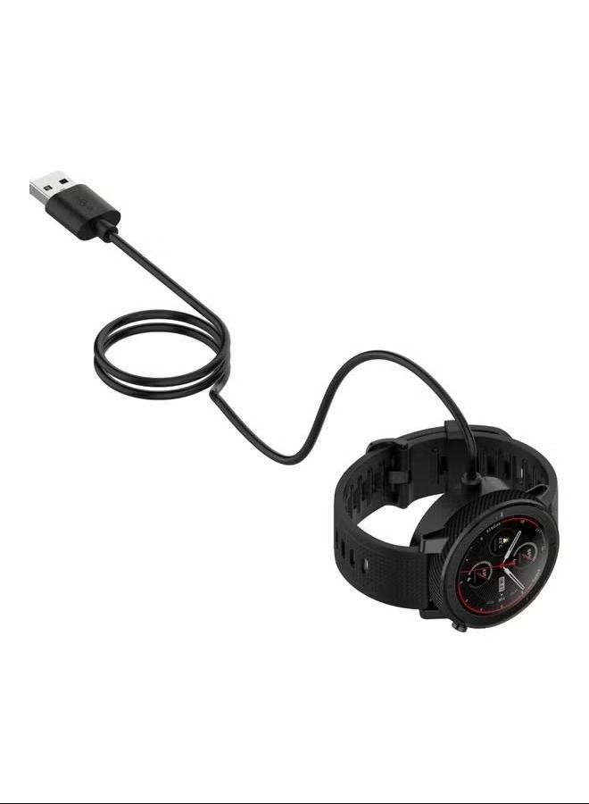 A1928 Portable Charging Dock Cradle Charger Cable for Amazfit 3 Smart Watch Clear - Image 3