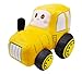 YONLIT Soft Plush Tractor Stuffed Truck Toy Super Cute Car Plushie Throw Pillow Excellent Gifts for Kids or Birthday Party 12 Inches Yellow - Image 2