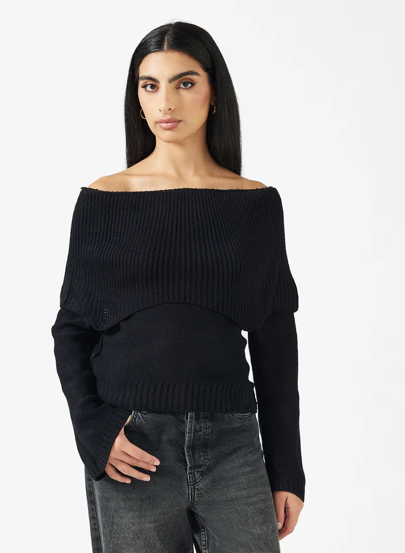 ELLA Off Shoulder Sweater