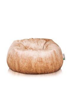 ANDERSON ANDERSON Ultra Soft Large Luxury Velvet Bean Bag Chair Filling with Beans Highly Comfortabl Suitable For Kids And Adults Beige Colour  - Image 1