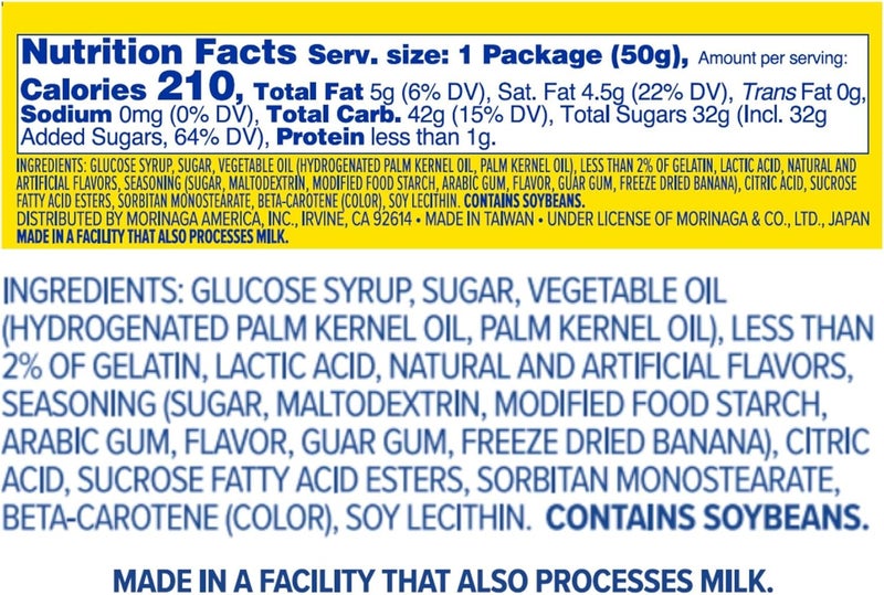 HI-CHEW Banana - Box of 15 Sticks, 1.76oz Each | Soft & Chewy Taffy Candy with Immensely Juicy Fruit Flavor - Image 3