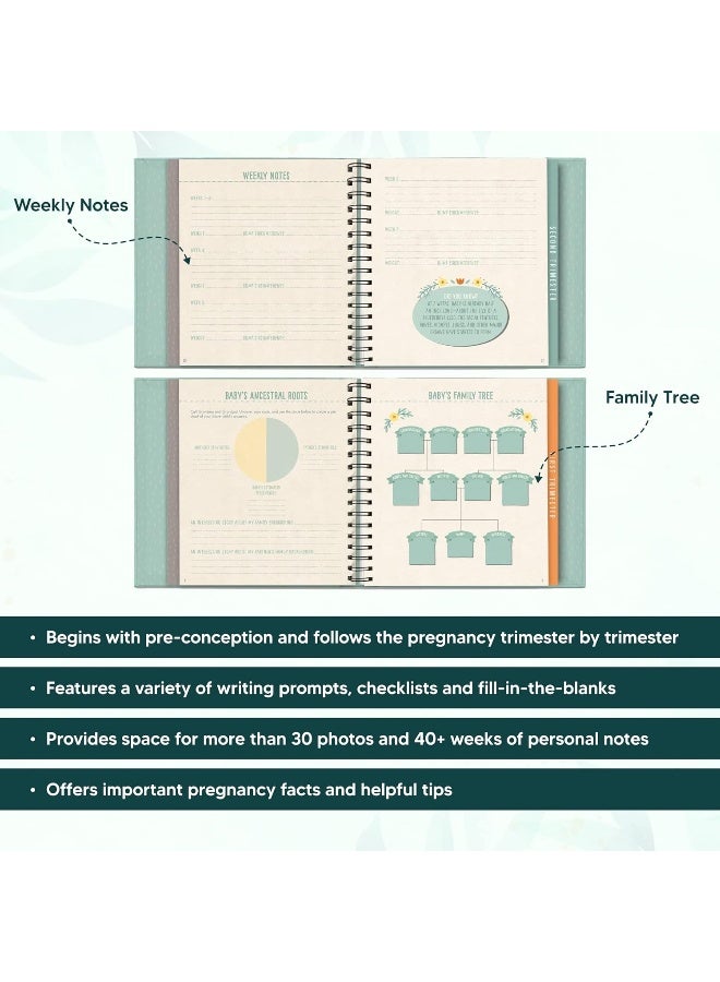 Studio Oh! 86403 Guided Pregnancy Journal, Bump for Joy! - Image 4