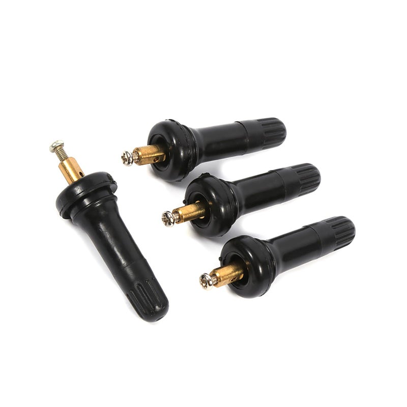 4Pcs Snap In Tire Valve Stems Smart Sensor Rubber And Copper Easy Installation TPMS - Image 5