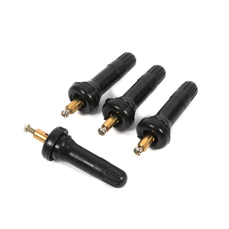 4Pcs Snap In Tire Valve Stems Smart Sensor Rubber And Copper Easy Installation TPMS - Image 2