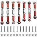 Share Goo ShareGoo Adjustable Aluminum Pull Rod Steering Servo Link Linkages Arm Tie Rod Ends Compatible with WLtoys 144001 114 RC Car Buggy - Image 3