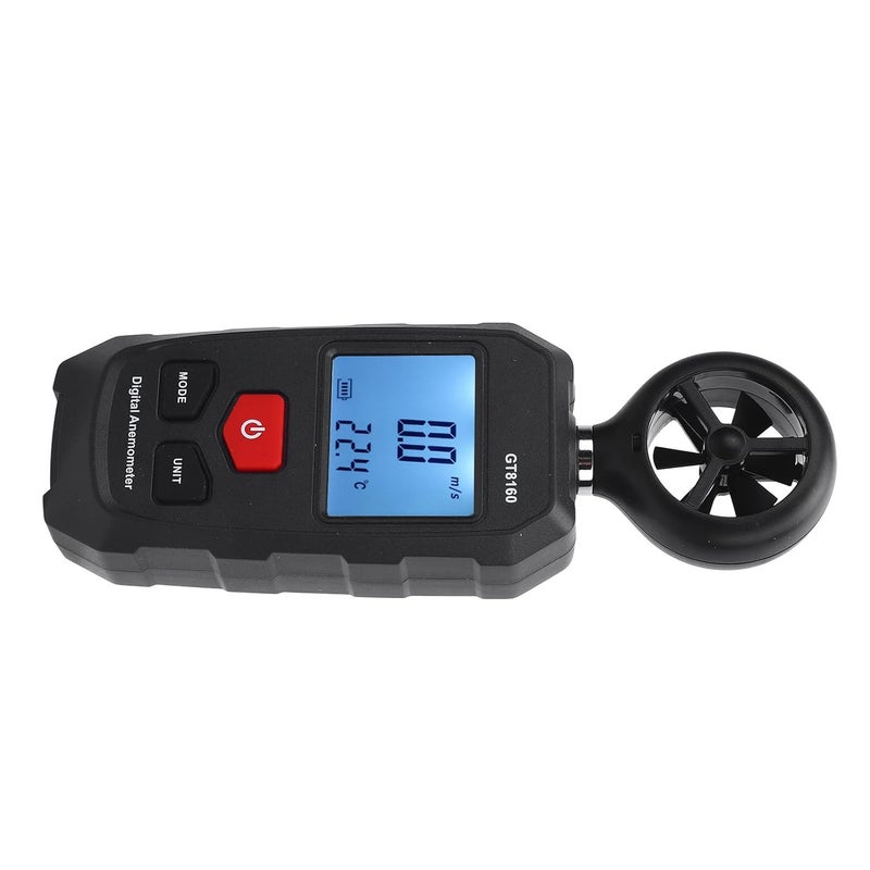 Digital Wind Speed Meter Humidity Sensor LCD Display Portable Anemometer Wind Chill Meter - Image 5