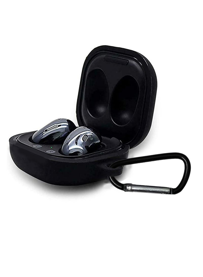 Samsung Galaxy Buds2 Pro Case (2022)/Galaxy Buds 2 Cover(2021) /Galaxy Buds Pro/Galaxy Buds Live Case with Carabiner,Buds2 Pro Protector Guard Case with Full Protection and Shockproof - Image 4