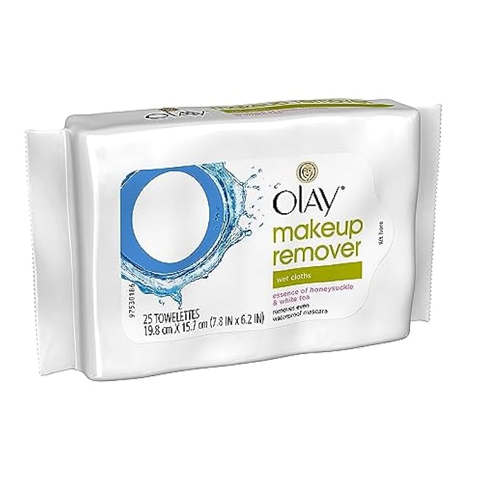 Olay Cleanse Makeup Remover, Rose Water, 25 Wipes - Image 4