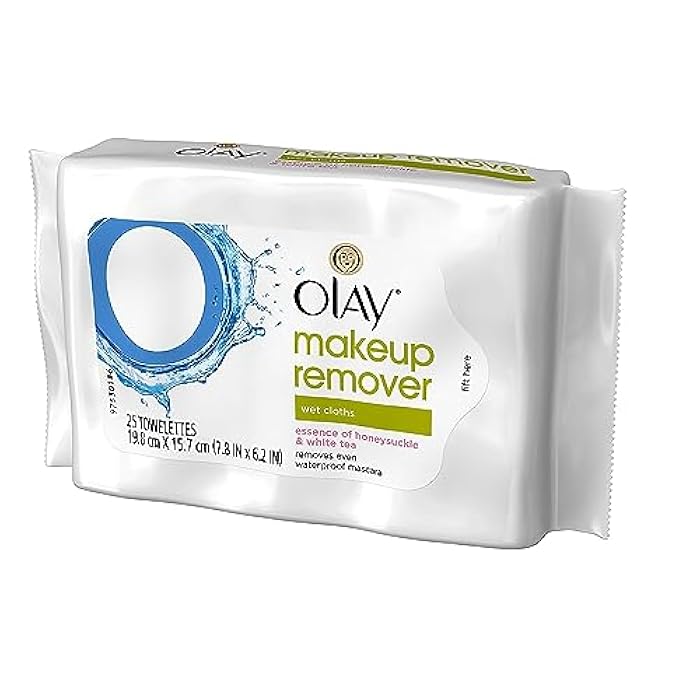 Olay Cleanse Makeup Remover, Rose Water, 25 Wipes - Image 5