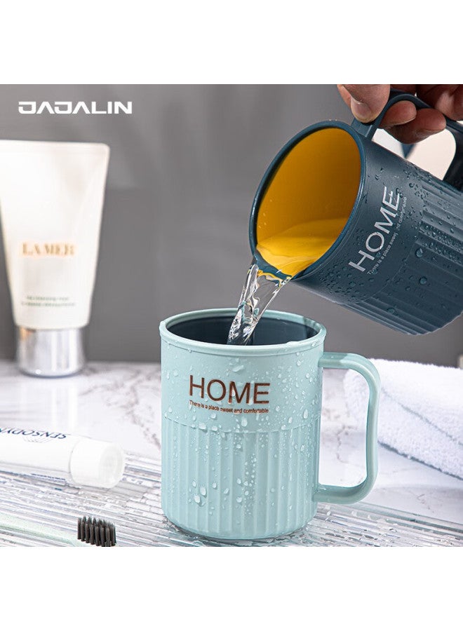 Jajalin Simple Toiletry Cup, Toothbrush Cup, Thickened Toothbrush Holder, Toothbrush Cup, Nordic-style Plastic Cup, Single Pack - Image 5