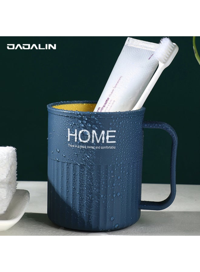 Jajalin Simple Toiletry Cup, Toothbrush Cup, Thickened Toothbrush Holder, Toothbrush Cup, Nordic-style Plastic Cup, Single Pack - Image 2