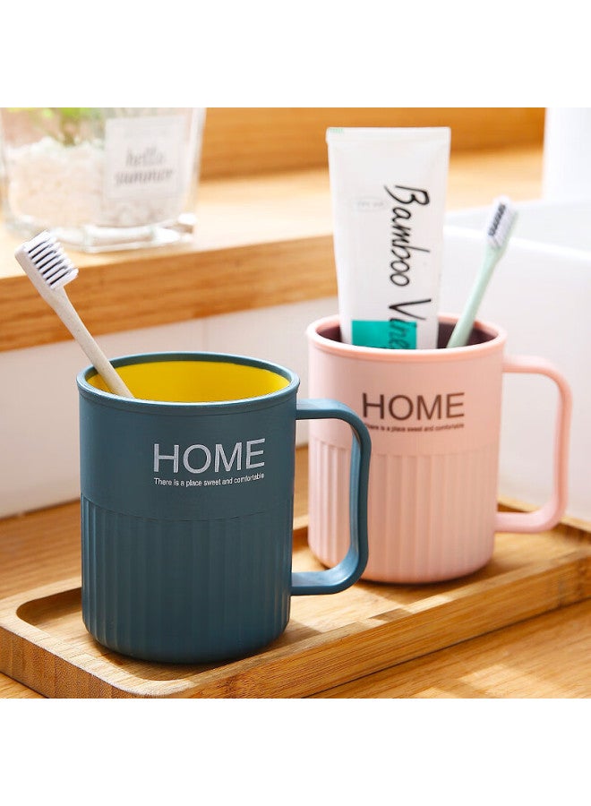 Jajalin Simple Toiletry Cup, Toothbrush Cup, Thickened Toothbrush Holder, Toothbrush Cup, Nordic-style Plastic Cup, Single Pack - Image 1
