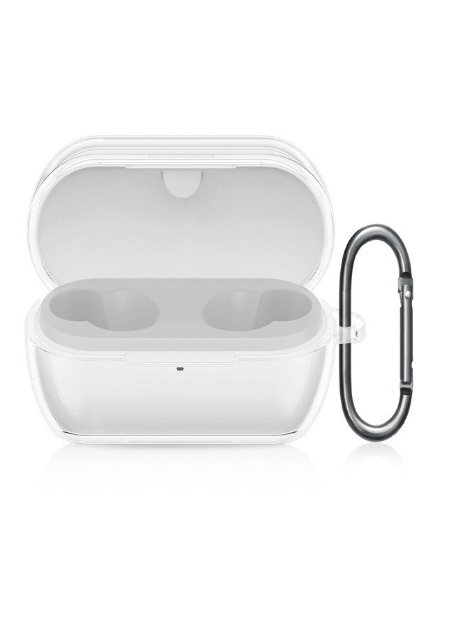 kwmobile Earphones Case Compatible with Sony WF-C710N - Crystal TPU Two-Part Earbuds Case - Transparent - Image 1