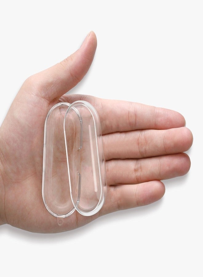 kwmobile Earphones Case Compatible with Sony WF-C710N - Crystal TPU Two-Part Earbuds Case - Transparent - Image 2