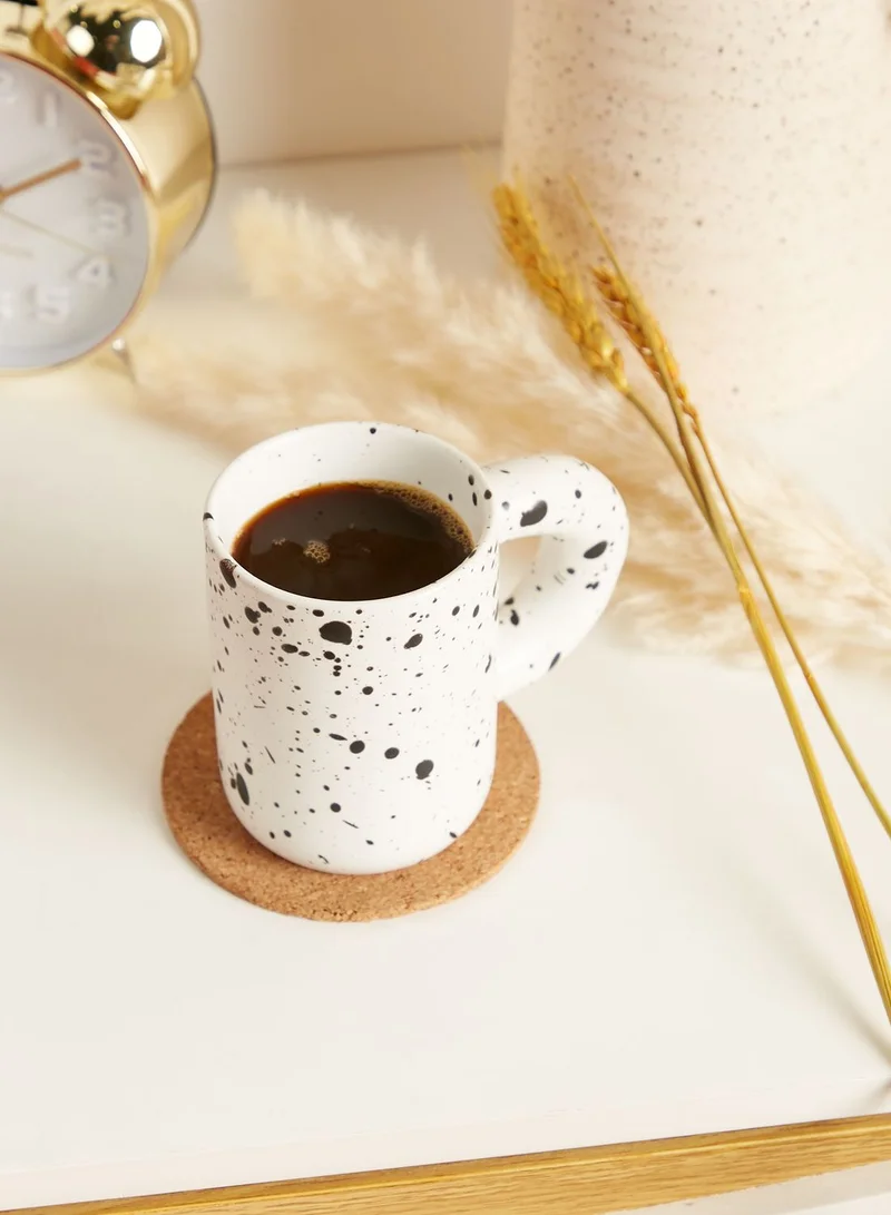 AURORA Cream Speckle Large Handle Mug