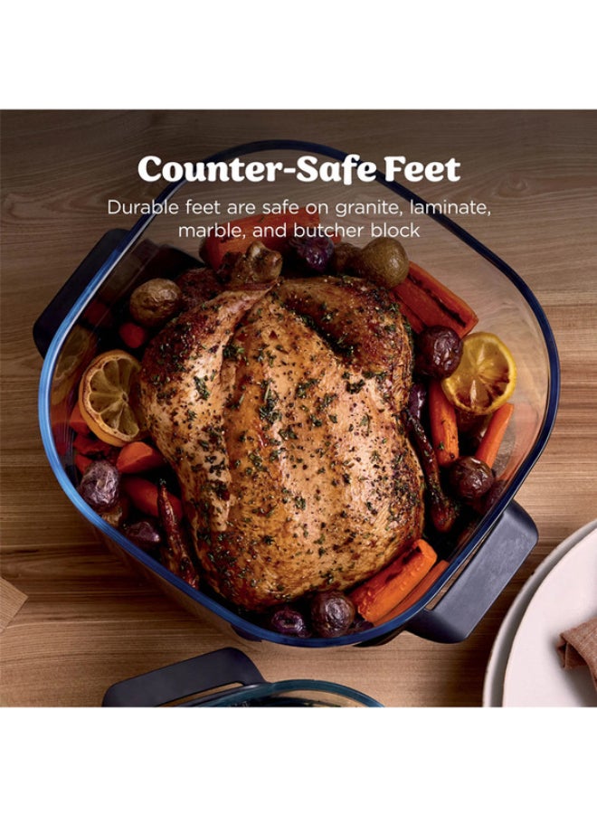 نينجا Ninja Crispi Pro 6-in-1 Countertop Glass Air Fryer (Cyberspace) AS101BLANZ 5.7 L 2050 W AS101BLANZ Cyberspace - Image 3