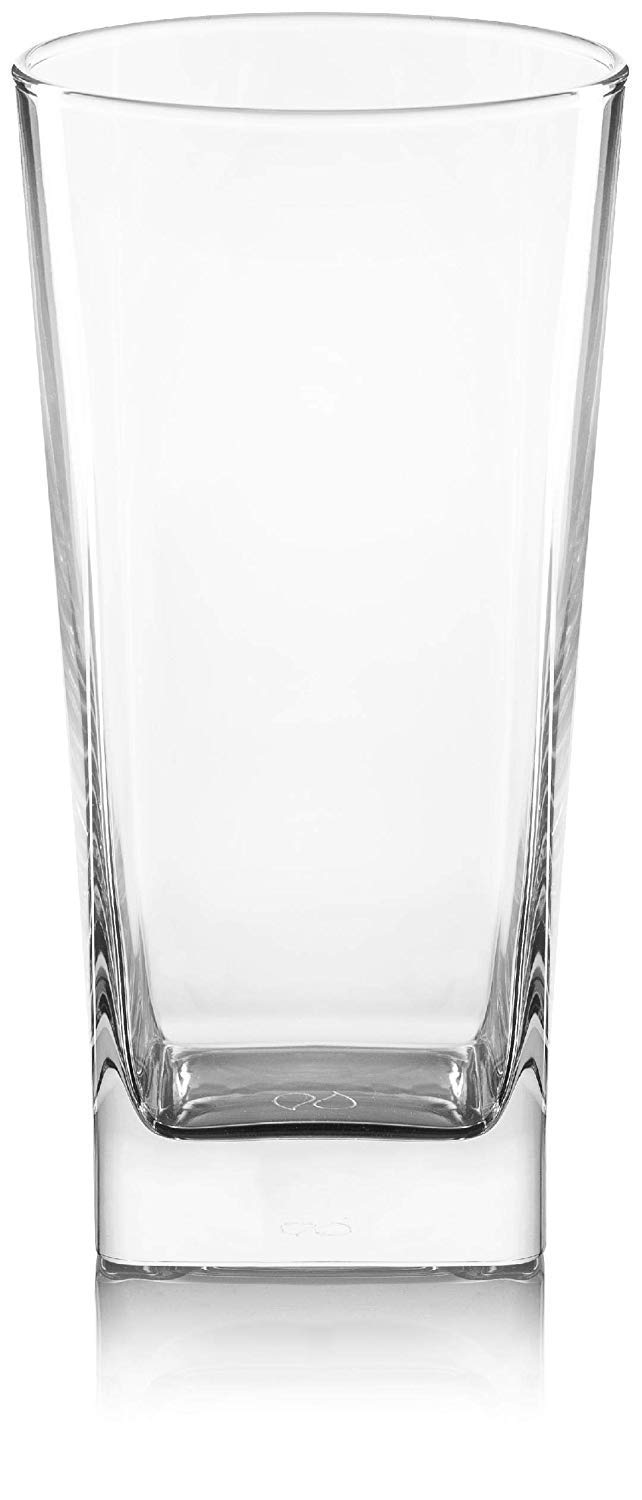 LVOOK Tableware Solid Design WaterJuiceBeverage Glass with Round Base Best for Party Anniversary Gifts Pack of 6 White 300 ML - Image 4