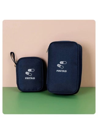 Portable Emergency Rescue Bag, Household Fabric Medical Cosmetics Bag, Portable Satchel Outdoor Travel Business Trip Small Medicine Bag-Color:Dark Blue-Capacity:Large 13*6*21CM - pzsku/ZB4553EBE0A4267DDDD4AZ/45/1744629915/68b2ac52-4860-4ea6-89cb-fe17e0d63036