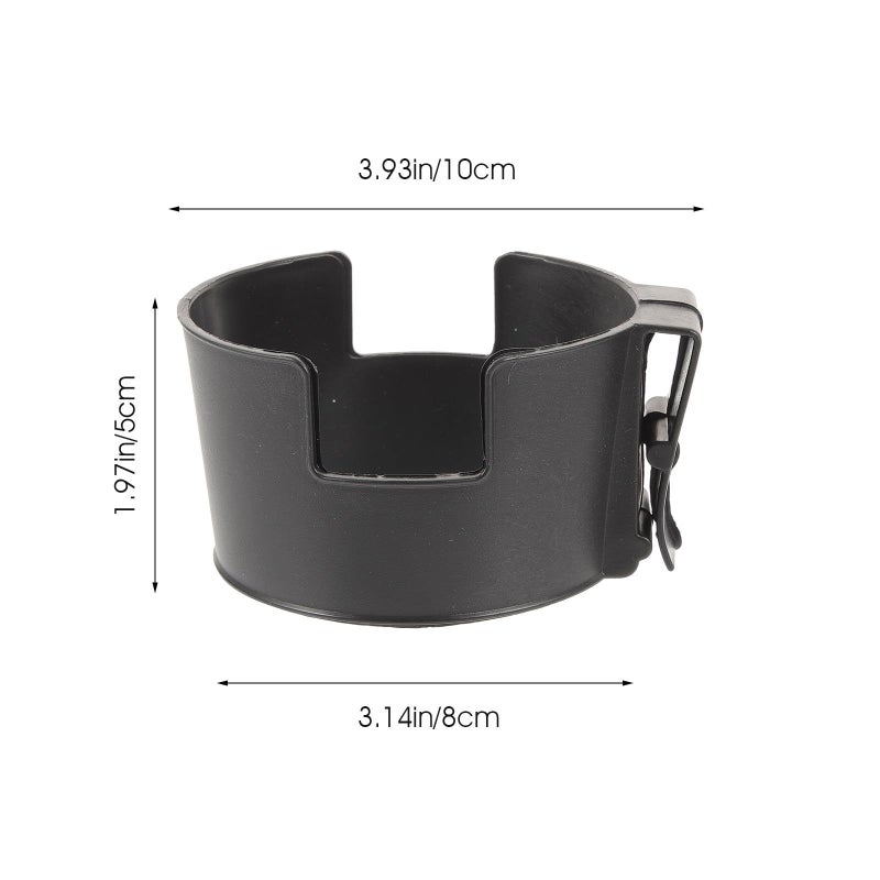 Portable Plastic Car Cup Holder for Coffee and Water Bottles Travel Stand - Image 3