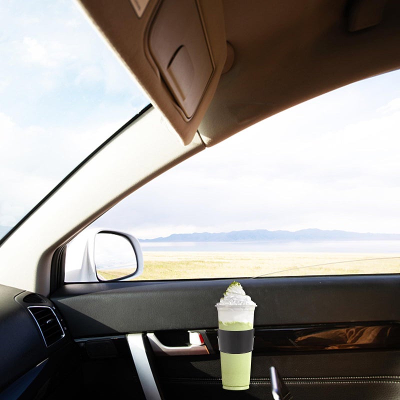 Portable Plastic Car Cup Holder for Coffee and Water Bottles Travel Stand - Image 5