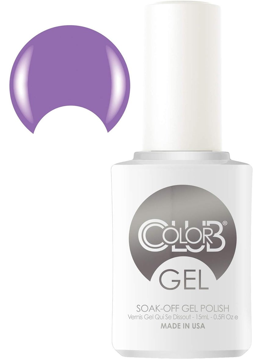 Color Club - Color Club Pucci-licious Poptastic Nail Gel Dark Lavender Color Polish, .5 fl oz (15 mL) - Image 1