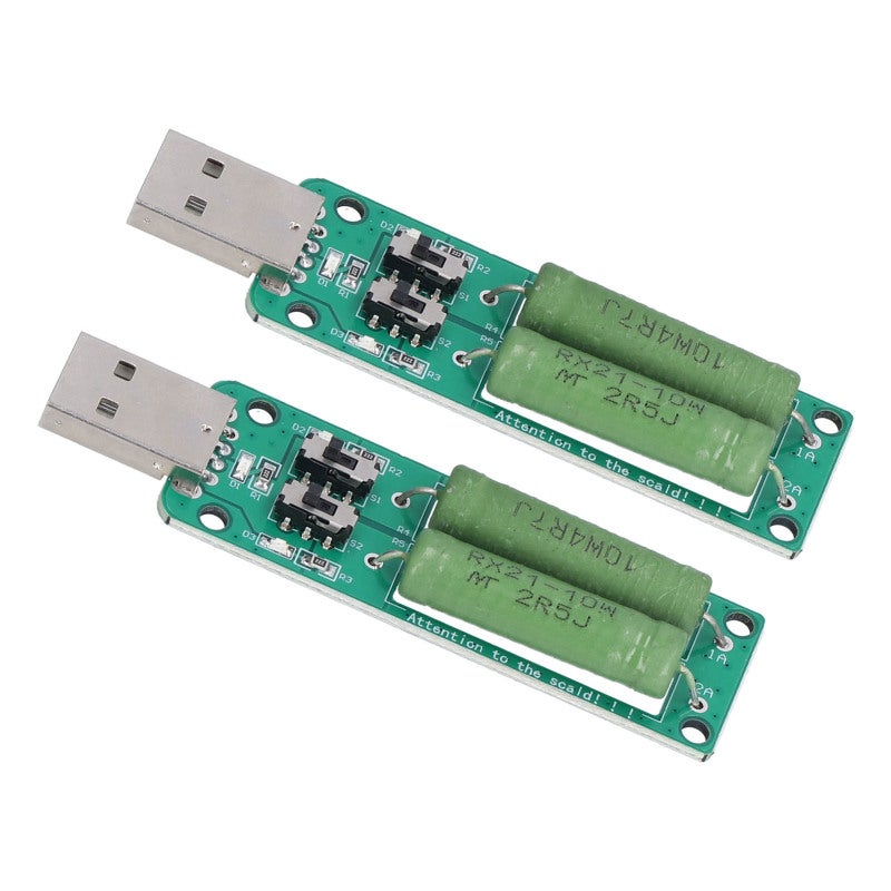 Load Tester: USB Module With Adjustable Resistance, Clear Status Indicators - Durable Construction, Compact Design For Electronic Equipment Power Testing - Image 1