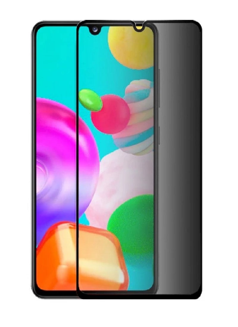 Super Tempered Glass Screen Protector Anti-Spy Privacy Designed For Samsung Galaxy A41 Full Screen Coverage And Bubble Free - Image 1