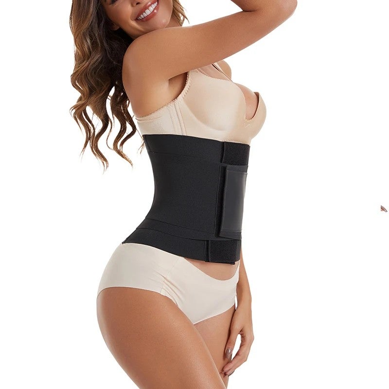 Bluejw Logo Women's Waist Trainer Belt - Adjustable Neoprene Waist Trimmer for Weight Loss & Slimming Body Shaper, Tummy Control - Image 5