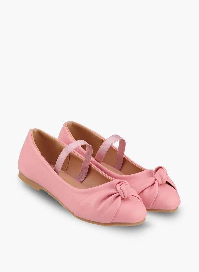 جونيورز Girls Knotted Ballerina Shoes