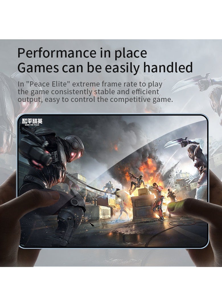 Umiio - 10.1-inch Android Tablet Dual SIM 5G WiFi 6GB RAM 128GB ROM Optimized for Gaming and Music Smart Tab Grey - Image 1