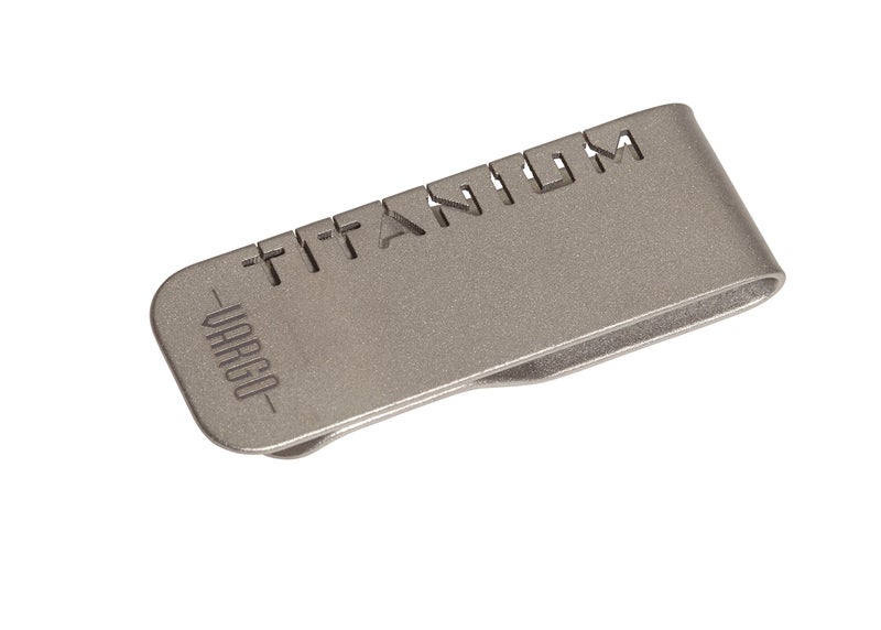 Vargo Titanium Money Clip | Ultralight 7 Grams (0.3 oz.) | Minimalist EDC Wallet - Model T-428 - Image 1