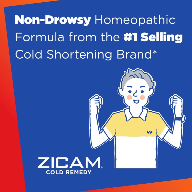 Zicam زكام علاج البرد أقراص الزنك بنكهة الكرز البري عبوة 25 عدد Pack of 2 - Image 4