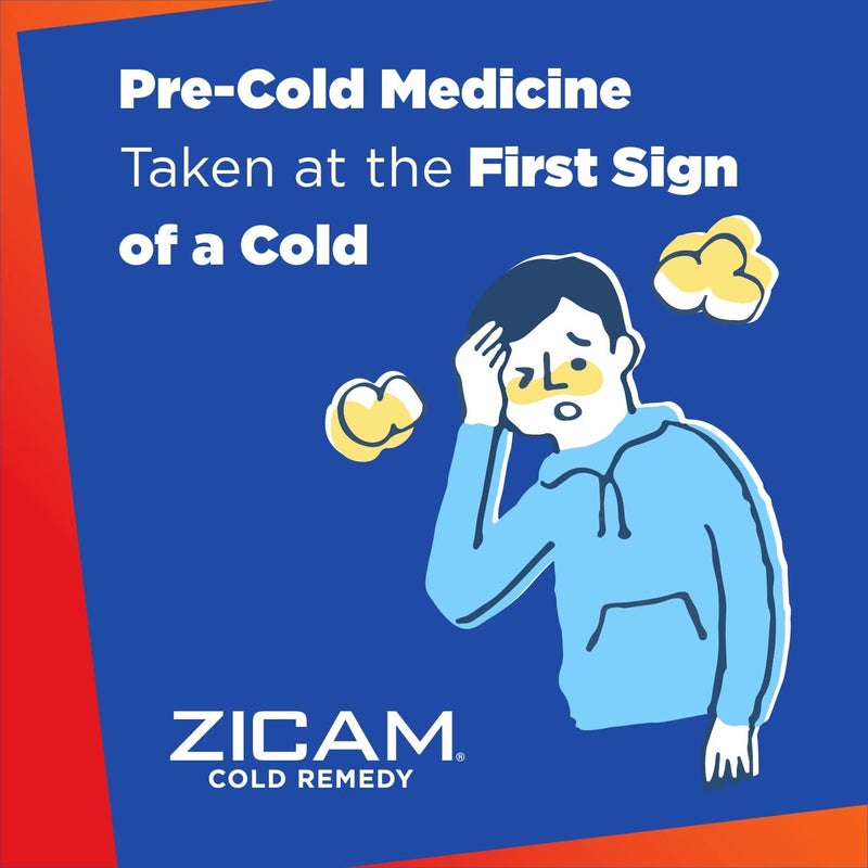 Zicam زكام علاج البرد أقراص الزنك بنكهة الكرز البري عبوة 25 عدد Pack of 2 - Image 3