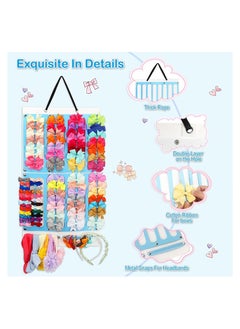 SYOSI Bow Holder for Girls Hair Bows, Hair Clips Storage Hanger w, Hair Accessories Organizer, Wall Hanging for Girl Room 1 Item  - Image 3
