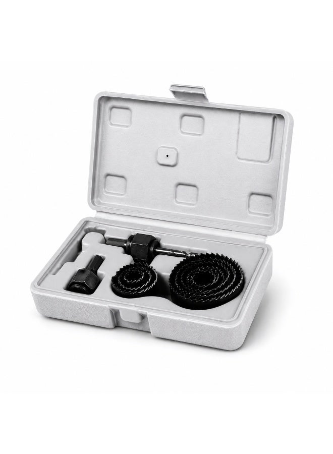 Wulf 11PCS Hole Saw Set Multi Size Hole Cutter Kit with Storage Case for Wood Plastic and DIY Drilling Applications - Image 2